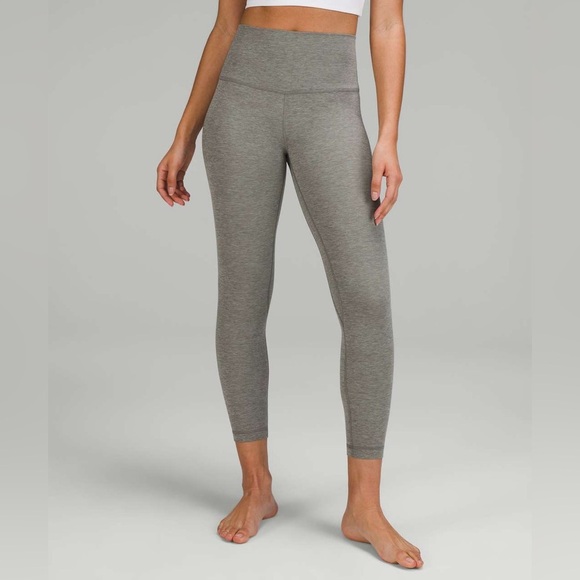 NWOT Lululemon Align High-Rise Pant 25" - Heathered Grey Sage SZ 8 - Picture 1 of 7